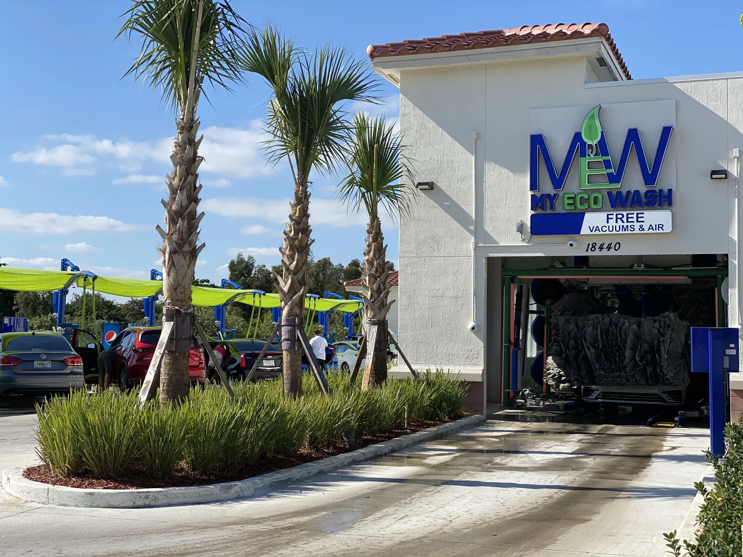 Entrance to My Eco Wash in Pembroke Pines